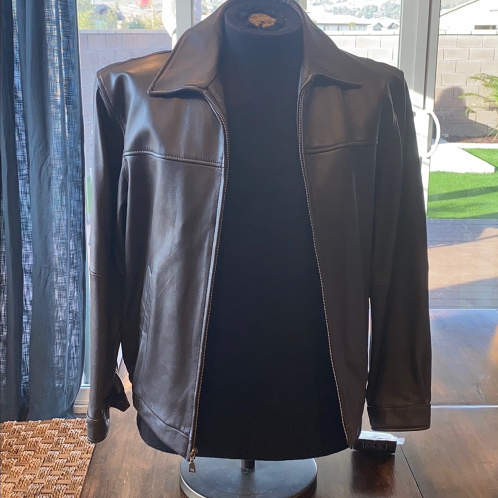 Jos. A. Bank leather jacket